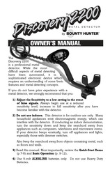 Bounty Hunter DISC22 Owner's Manual