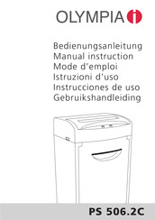 Olympia PS 506.2C Manual Instruction