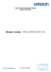 Omron RS4 Information Sheet