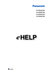 Panasonic TX-PR65ST60 Ehelp