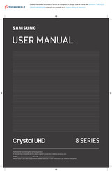 Samsung Crystal UHD TU8500 User Manual