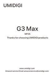 Umidigi G3 Max Manual
