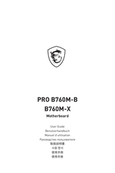 MSI B760M-X User Manual