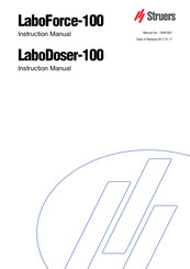 Struers LaboForce-100 Instruction Manual