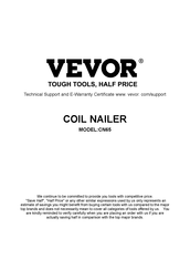 VEVOR CN65 Manual