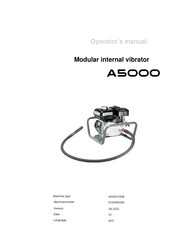 Wacker Neuson A5000 Operator's Manual