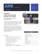 RLH Industries 4D-2EM-11-1 User Manual