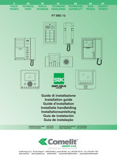 Comelit FT SBC 12 Installation Manual