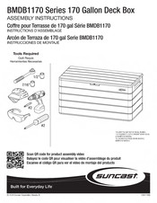 Suncast BMDB1170 Series Assembly Instructions Manual