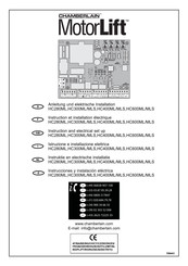Chamberlain Motorlift HC400MLS Instructions Manual
