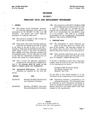 Bell System KS-20571 Service Manual