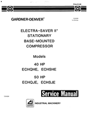 Gardner Denver ECHSJE Service Manual