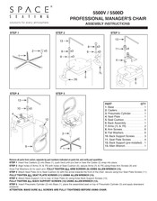 Space Seating 5500V Assembly Instructions