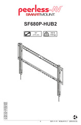 peerless-AV SMARTMOUNT SF680P-HUB2 Manual