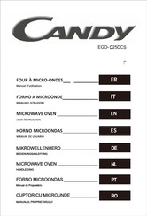 Candy EGO-C25DCW User Instruction