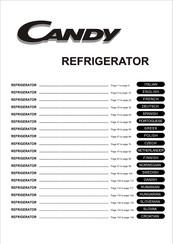 Candy CRU164E Manual