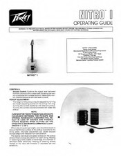 Peavey Nitro I Operating Manual