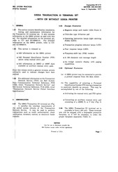 Bell System TRANSACTION Il Manual