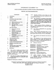 Bell System DATASPEED 40/4 Testing And Troubleshooting