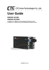 CTC Union FRM220-10/100iS User Manual