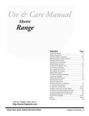 Frigidaire FEF450BWH Use & Care Manual