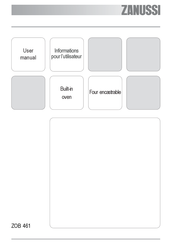 Zanussi ZOB 461 User Manual
