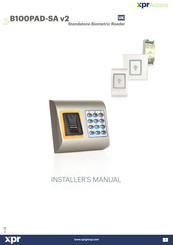 XPR Access B100PAD-SA v2 Installer Manual