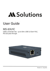 MSolutions MS-63U1C User Manual