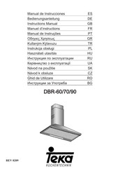 Teka DBR-70 Instruction Manual