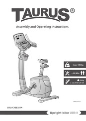 Taurus CVEB2514 Assembly And Operating Instructions Manual