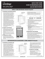 Vinotemp VTBC117EVGSS Quick Start Manual