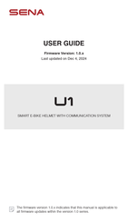 Sena U1 User Manual
