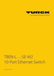 turck TBEN-LL-SE-M2 Instructions For Use Manual