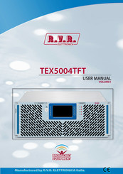 R.V.R. Elettronica TEX5004TFT User Manual