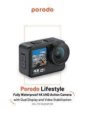 PORODO Lifestyle PD-5KACAM-BK Manual