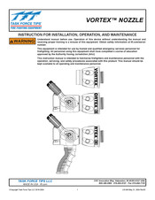 Task Force Tips VORTEX SVFG-NJ Instructions For Installation, Operation And Maintenance