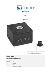 sauter BSWA-01 Manual
