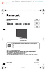 Panasonic TX-65MZC2004 Operating Instructions Manual