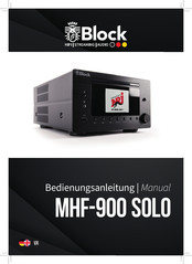Block MHF-900 Solo Manual