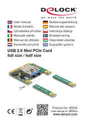 DeLOCK 80039 User Manual