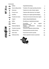 Mafell MF 26 cc Operating Instructions Manual