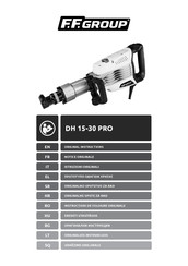 F.F. Group DH 15-30 PRO Original Instructions Manual