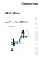 Metallkraft GS 1000-12 P Instruction Manual