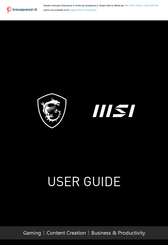 MSI GF66 Katana 12UE-844IT User Manual