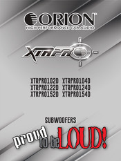 Orion XTRPR0152D Manual