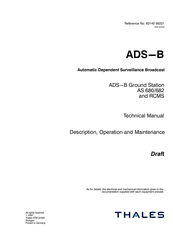 Thales ADS-B Technical Manual