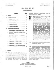Bell System 921A Maintenance Manual