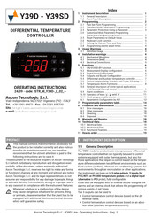ascon Y39D Operating Instructions Manual