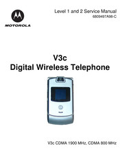 Motorola V3c Service Manual