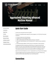 Darkglass Electronics Aggressively Distorting Advanced Machine Manual